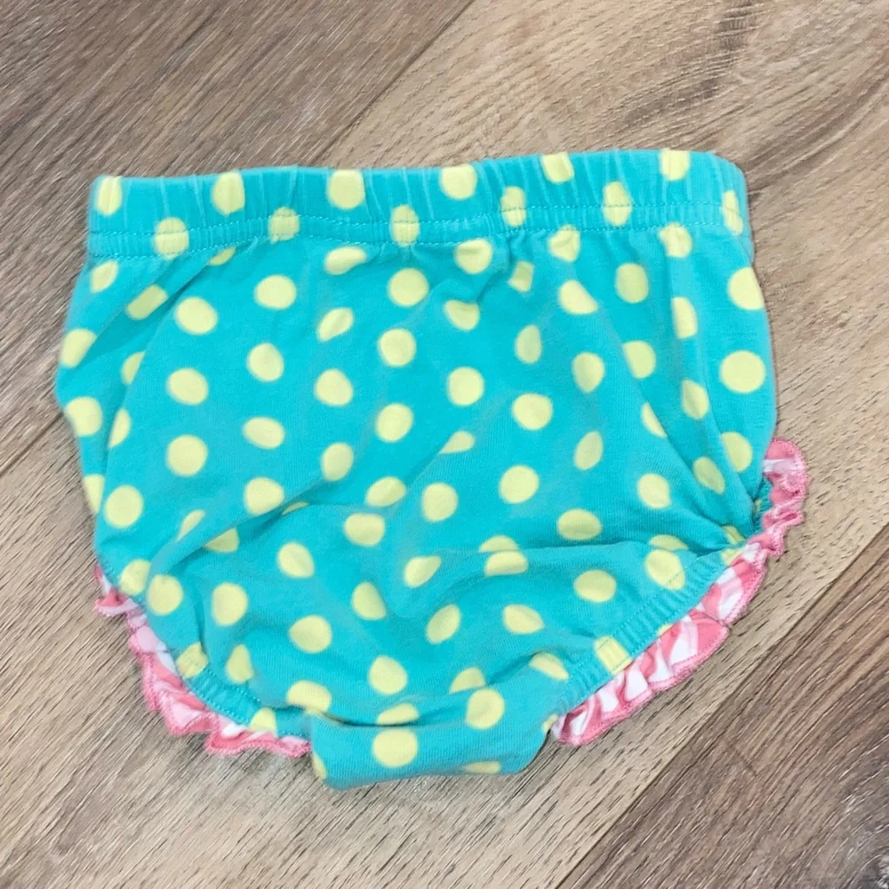 Matilda Jane Polka Dot Bloomers Diaper Cover Ruffles Spring 6-12m